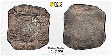 1713 1F 4K KM-12 Klippe MS64