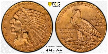 1929 $5 MS64+