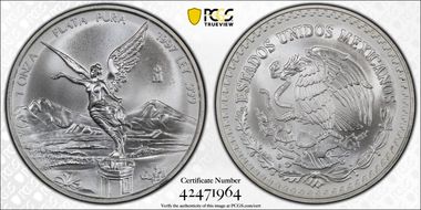 1997-Mo Onza Libertad Ag MS69