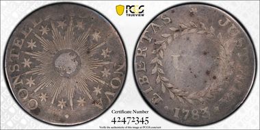 1783 C Nova 1/2P Crosby 2-B, Silver F15