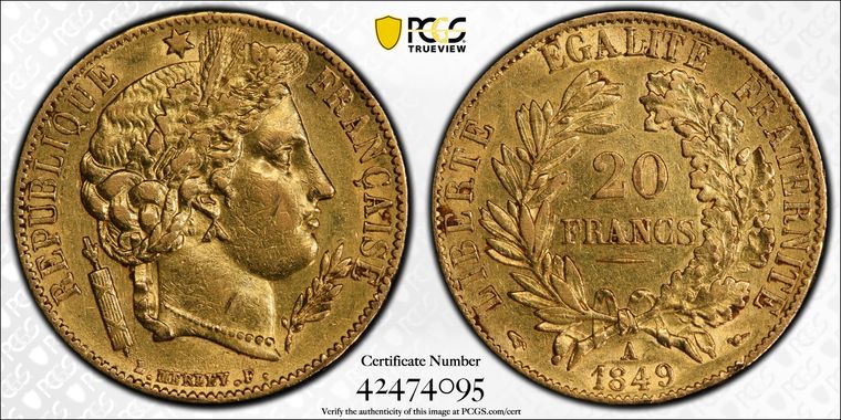 Cert 42474095 - Coin Image