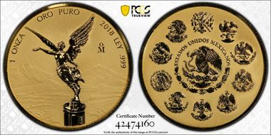 2018-Mo Onza Libertad Au Rev PR PR70