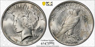 1923 $1 MS64