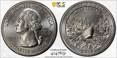 2019-W 25C Frank Church River of No Return NP MS65