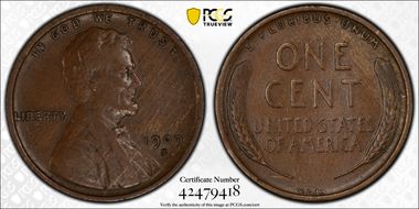 1909-S VDB 1C VF35BN