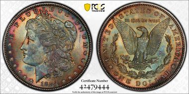 1884 $1 MS63
