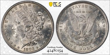 1883-O $1 MS61