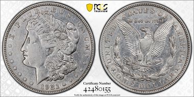 1921-D $1 XF40