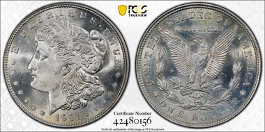 1921 $1 Morgan N1