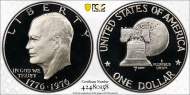 1976-S $1 Clad Type 2 PR69DCAM