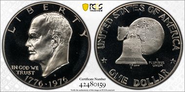 1976-S $1 Clad Type 1 PR69DCAM