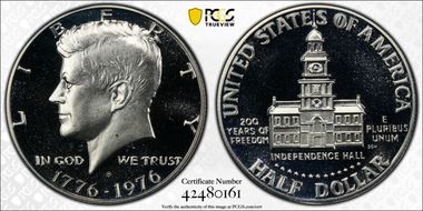 1976-S 50C Silver PR69DCAM