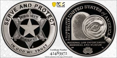 2021-S 50C Nat'l Law Enforcement Mem. PR69DCAM