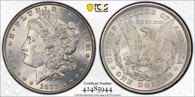 1878 8TF $1 MS64