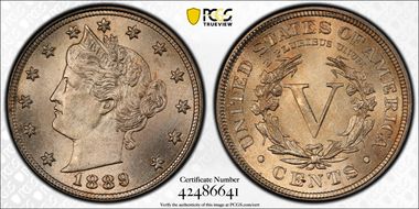1889 5C MS66