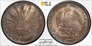 1827-Mo JM 8 R Mo06  ↑↓ AU55