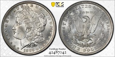 1885-O $1 MS64