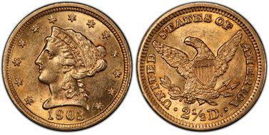 1903 $2.50 MS61