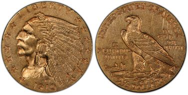 1910 $2.50 AU55