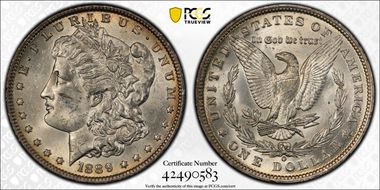 1889-O $1 MS62