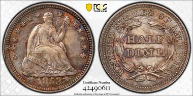 1853 H10C Arrows MS64