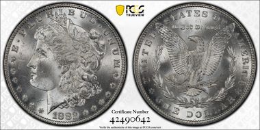 1882 $1 MS65+