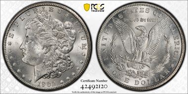 1902-O $1 MS63