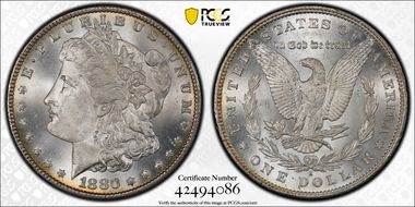1880/79-S $1 MS67