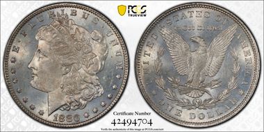 1880 $1 MS64
