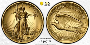 2009 $20 Ultra High Relief MS70