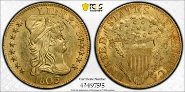 1803/2 $5 BD-4 MS62