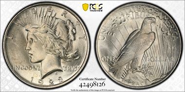 1923 $1 MS66