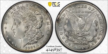 1921-S $1 MS66