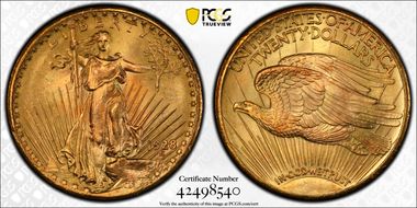1928 $20 MS67