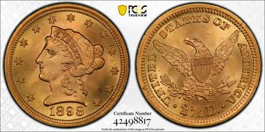 1898 $2.50 MS68