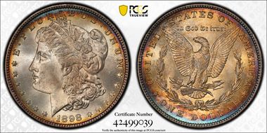 1898 $1 MS67