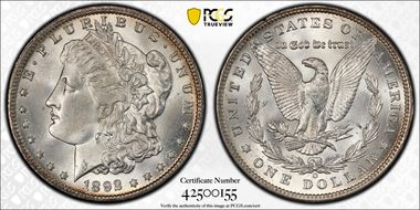 1892-O $1 MS64