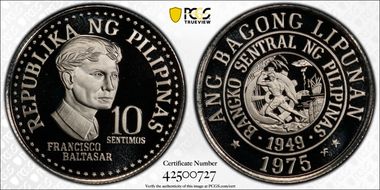 1975-FM 10 Sen PR70DCAM