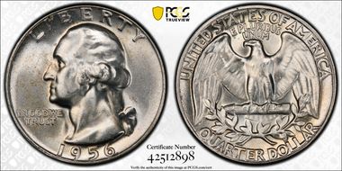 1956 25C Type B Reverse, FS-901 MS66