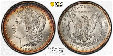 1883-O $1 MS64
