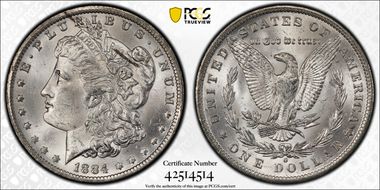 1884-O $1 MS64