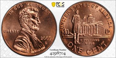 2009-D 1C Lincoln-Professional MS66RD