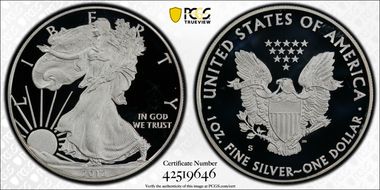 2012-S $1 Silver Eagle  75th Anniversary SF Mint Set PR68DCAM