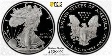 2006-W $1 Silver Eagle PR69DCAM