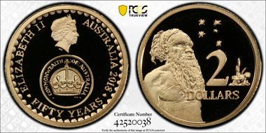 2018 $2 30th Anniv of The $2 coin 50th Anniv of Decimal Currency PR70DCAM
