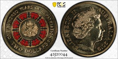 2019-C $2 100 Years of Repatriation Colorized MS67