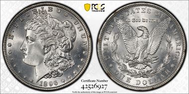 1896 $1 MS65