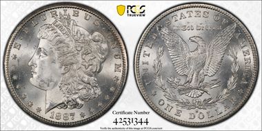 1887-S $1 MS66