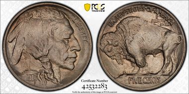 1913 5C Type 1, 3-1/2 Legs, FS-901 MS65