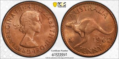 1962 Y. (p) 1D MS65RD